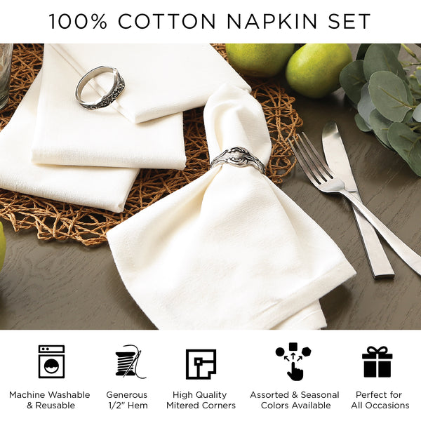 Napkin Embroidery Blanks – DII Design Imports