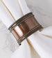 Antique Copper Band Napkin Ring