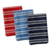 Starboard Stripe Heavyweight Dishcloth 13 x 13" Set of 3