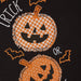 Trick Or Treat Pumpkins Embellished Dishtowel