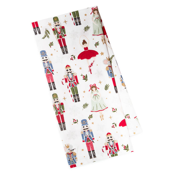 Christmas Dance Embellished Dishtowel