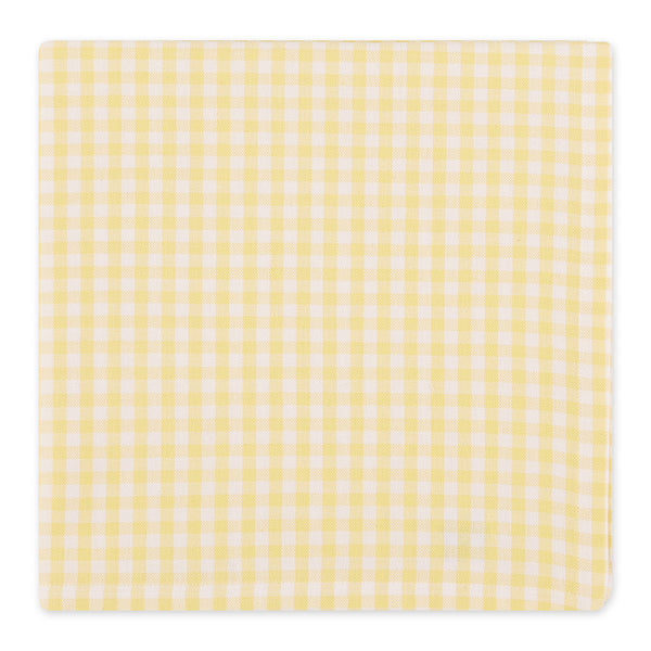 Sundress Yellow Gingham Napkin Set/4