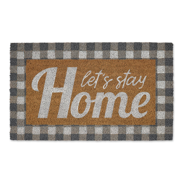 Lets Stay Home Doormat