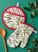 Holiday Sprigs Printed Oven Mitt