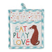 Eat Play Love Potholder Gift Set