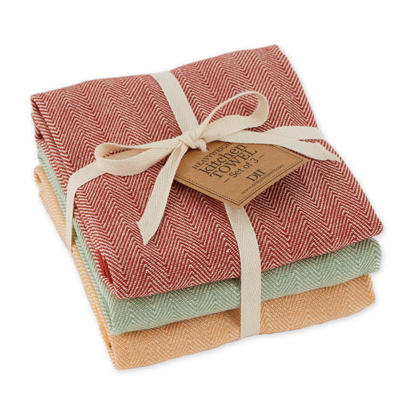 Design Imports Chef Stripe Kitchen Towels 3-pack
