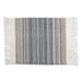 Black Striped Fringe Placemat - DII Design Imports