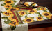 Rustic Sunflowers Printed Table Runner - DII Design Imports