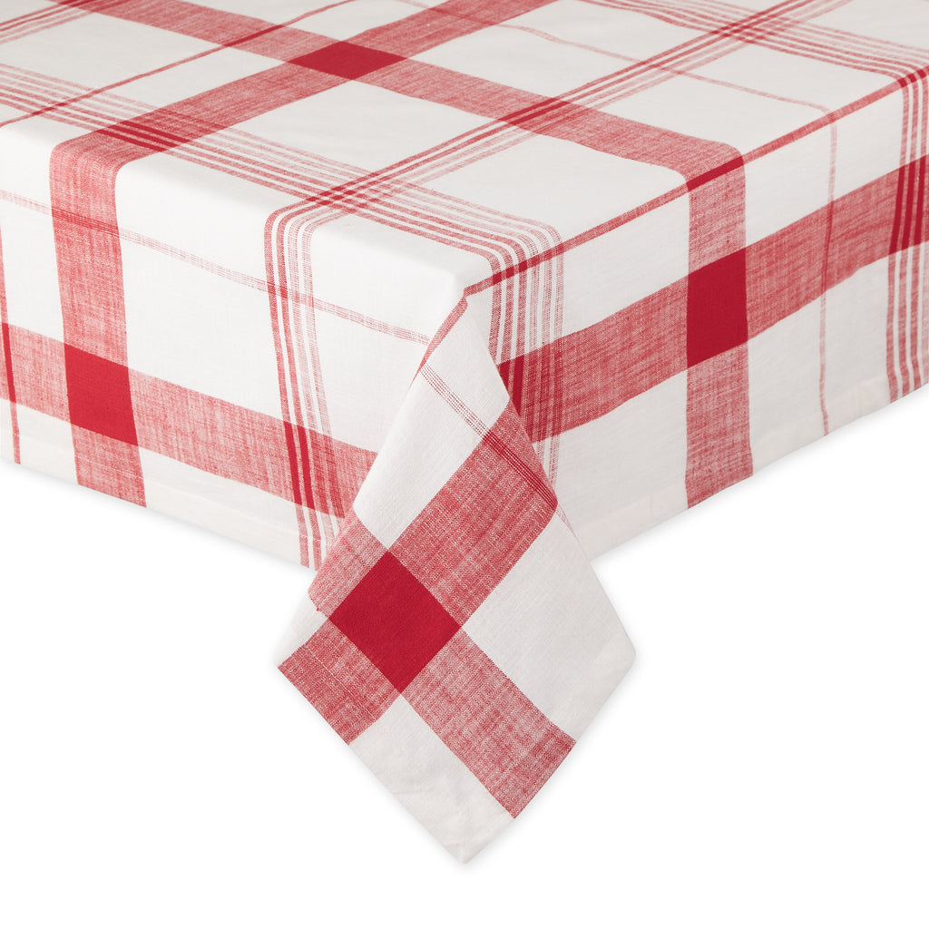 Twas The Night Before Plaid Tablecloth - 60 X 84"