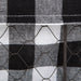 Black & White Check Wire Basket Set Of 3