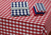 Nautical & White Checkers Napkin