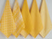 Daffodil Waffle & Stripe Dishtowel