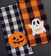 Pumpkin Embellished Dishtowel