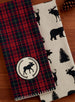 Moose Laurel Embellished Dishtowel