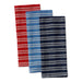 Starboard Stripe Heavyweight Dishtowel 18 x 28" Set of 3