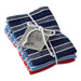 Starboard Stripe Heavyweight Dishcloth 13 x 13" Set of 3