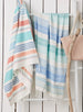 Seashore Stripe Fouta Throw/Tablecloth