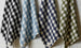 Olive Checker Washed Waffle Dishtowel