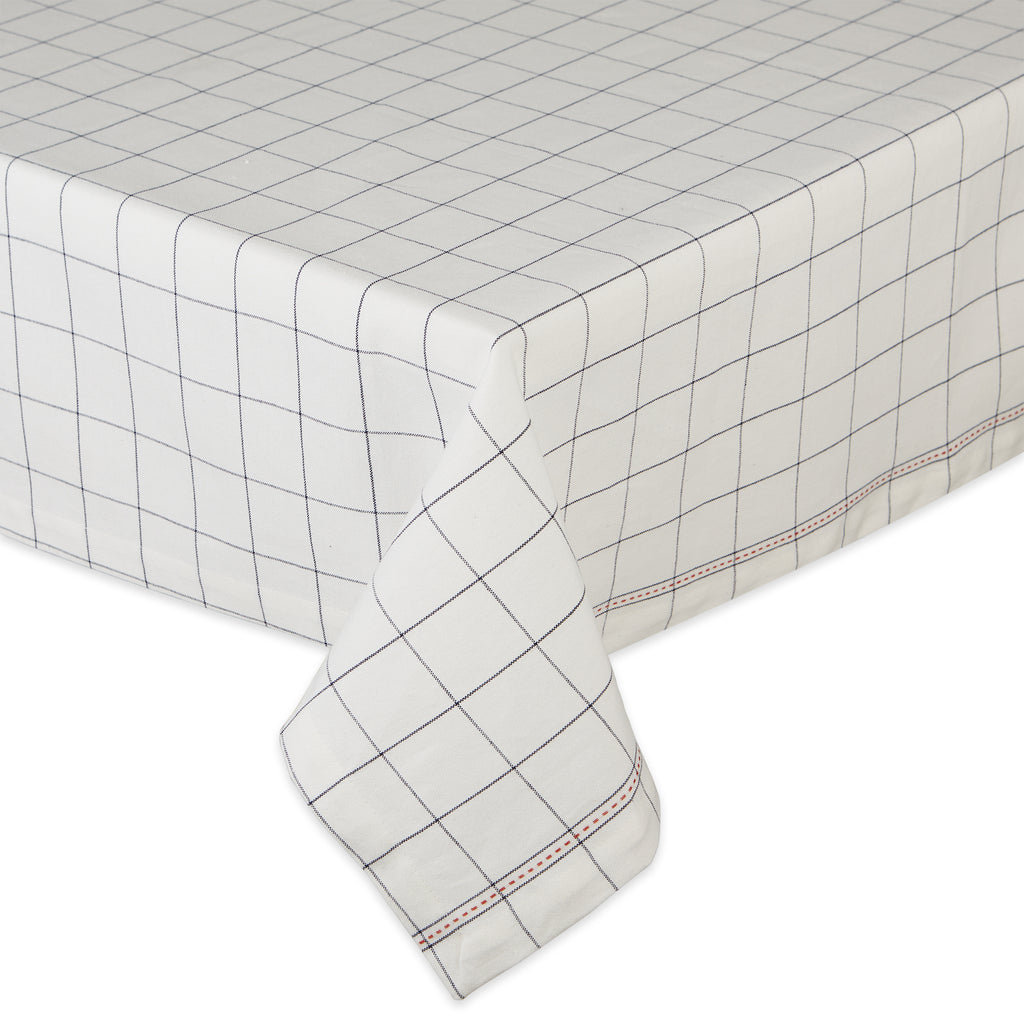 Kitchen Windowpane Tablecloth -  52 X 52