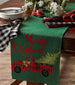 Merry Christmas Truck Embroidered Table Runner - 14 X 70