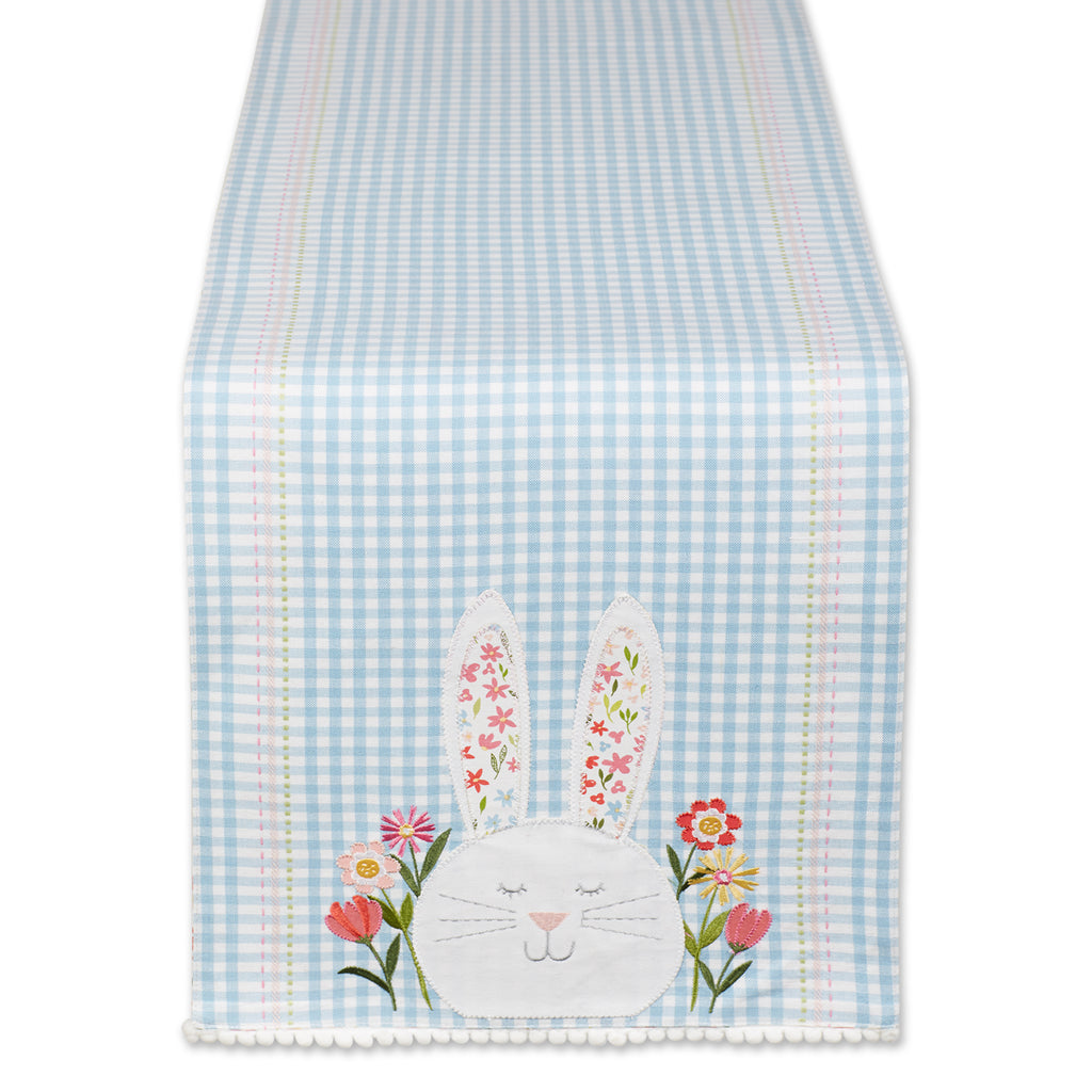 Happy Bunny Embellished Table Runner
