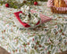 HOLIDAY SPRIGS PRINTED TABLECLOTH -  60 X 84"