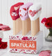 Valentine Baking Assorted Silicone Spatula 18 pk PDQ
