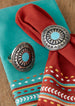 Turquoise Sun Napkin Ring