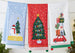 Snowglobe Friend Embellished Dishtowel