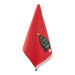 Christmas Wishes Tree Embellished Dishtowel