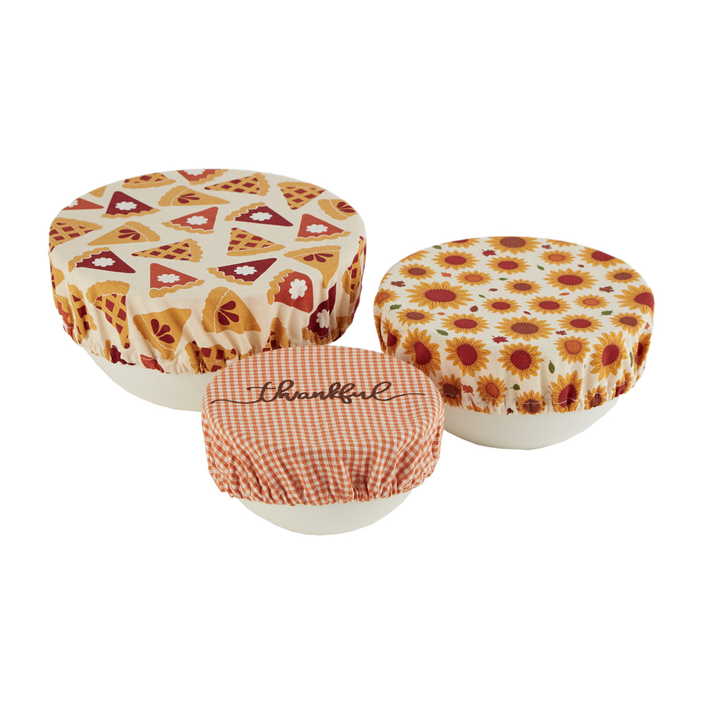 Thankful For This Food Dish Covers Set Of 3