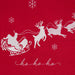 Santas Sleigh Embellished Dishtowel