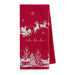 Santa's Sleigh Embellished Dishtowel