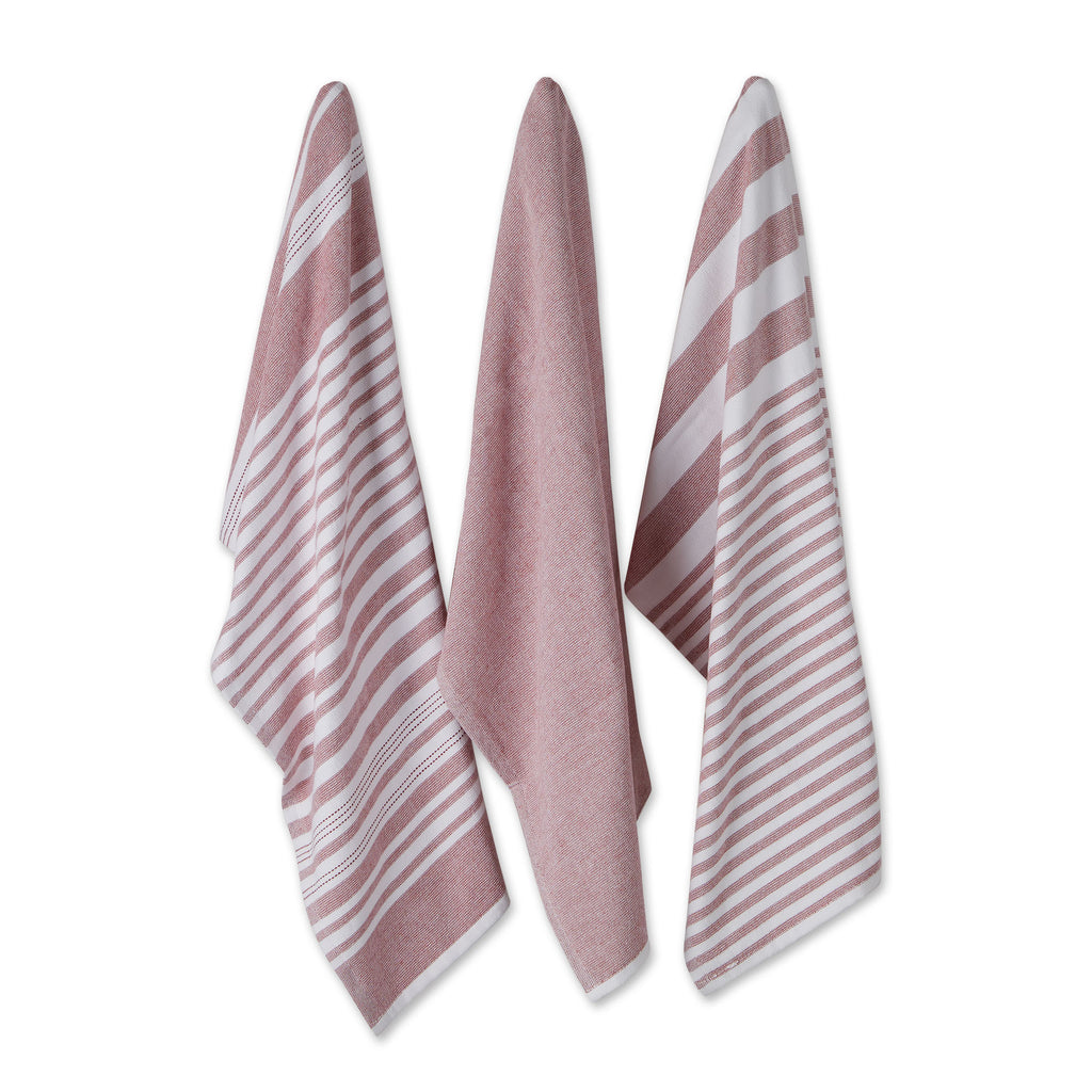 Barn Red French Terry Dishtowels