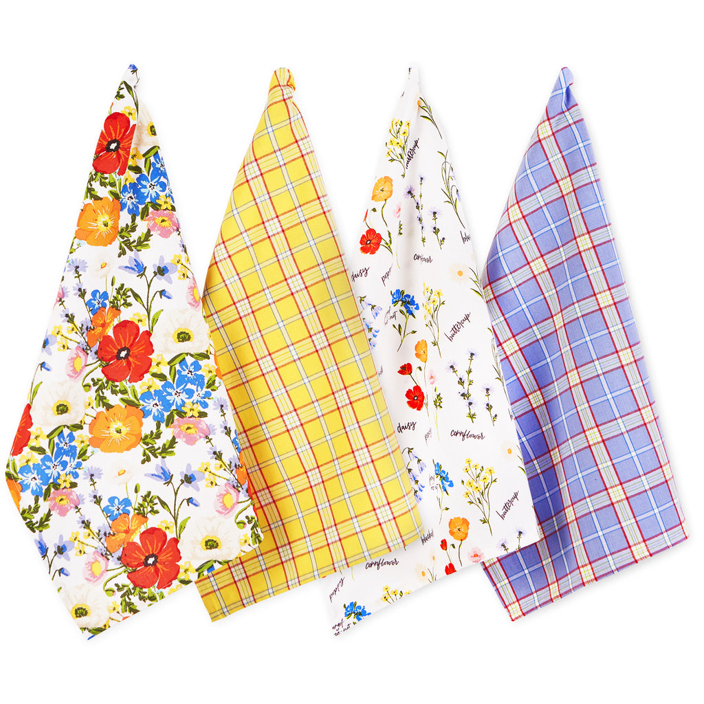 Wildflower Garden Dishtowel Set Mixed Pack