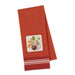 Plum Botanical Embellished Dishtowel