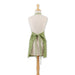Clover Windowpane Apron