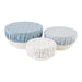 Dusty Blue Dish Covers Set of 3