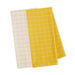 Yarrow Yellow Floursack Dishtowel Set of 2