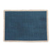 Weathered Blue Basket Fringe Placemat