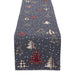 Snow Trees Embellished Table Runner