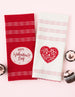 All My Heart Embellished Dishtowel
