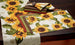 Rustic Sunflowers Printed Napkin