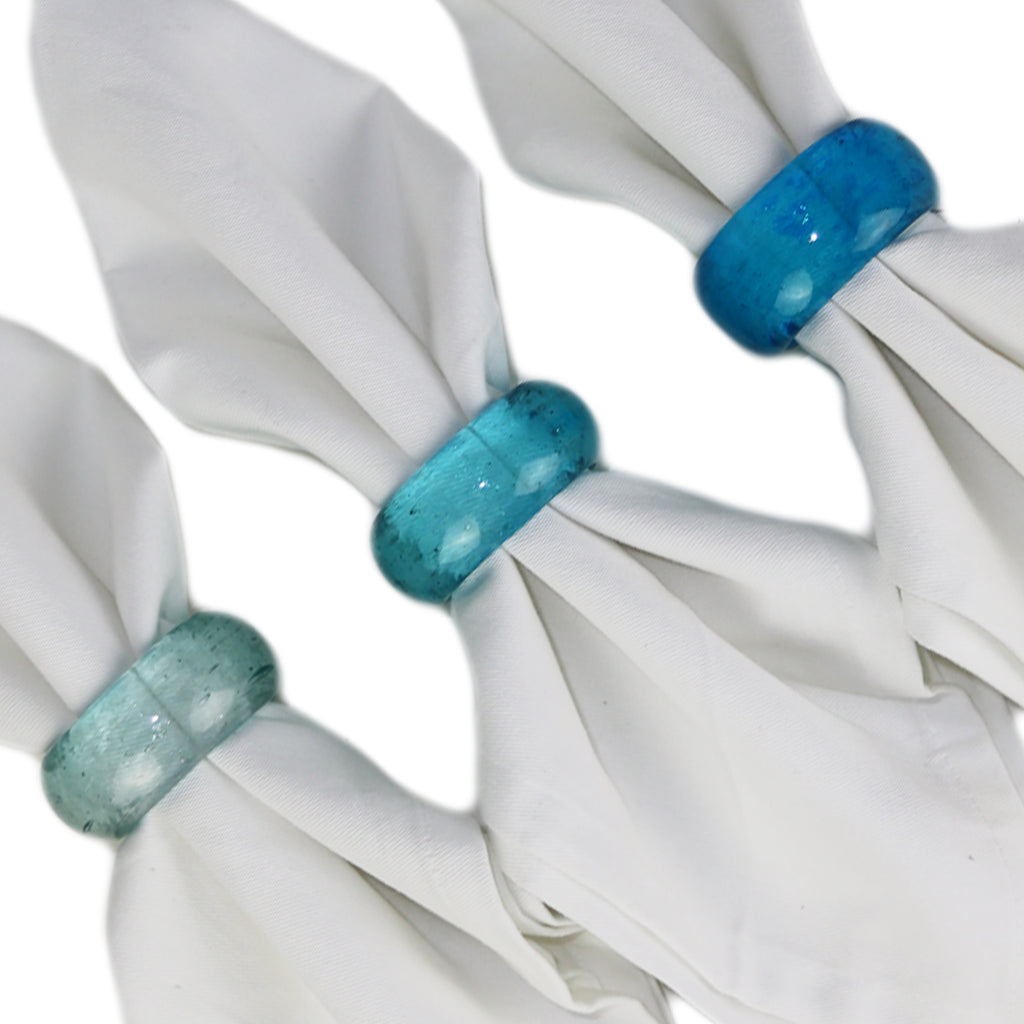 Sea Glass Napkin Rings