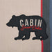 Canyon Creek Bear Embellished Dishtowel