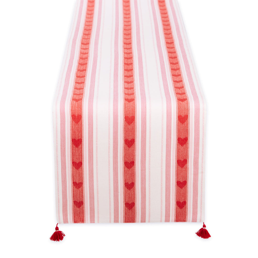 All My Love Stripe Jacquard Table Runner