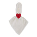 Red Heart Napkin Ring