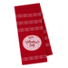 Happy Valentine's Day Embellished Dishtowel