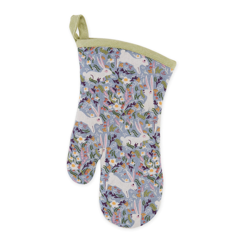 Hoppy Easter Plaid Oven Mitt