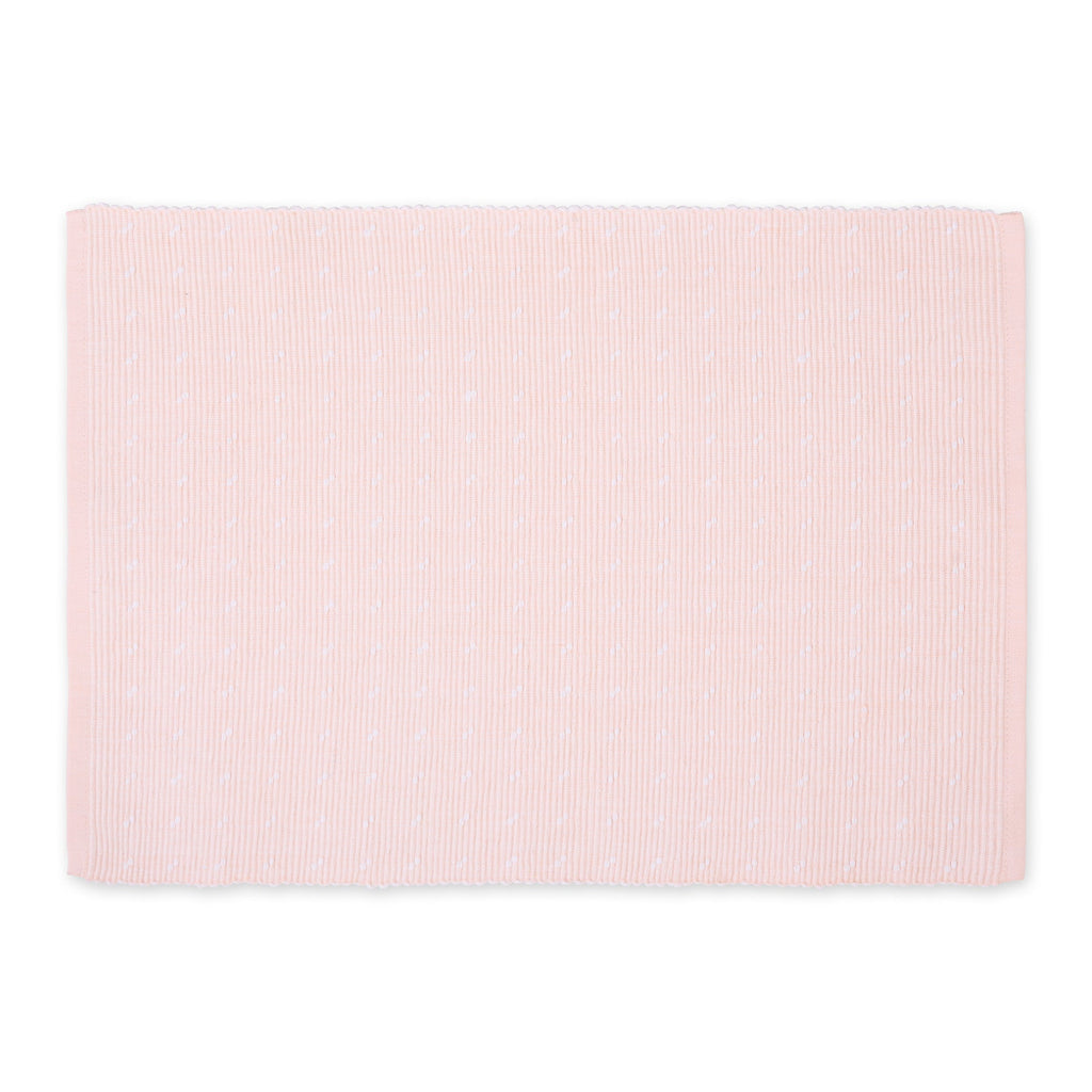 Pearl Blush Dots Ribbed Placemat